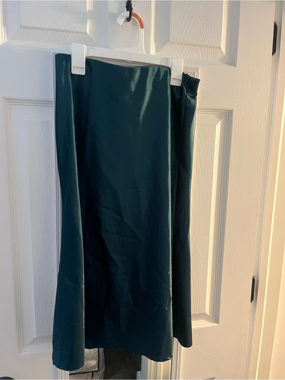 Silk Midi Skirt